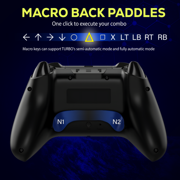 QRD Spark N5 Wireless  for PS4 PS3 PS2 IOS Android PC Hall LED Vibration Gamepad and PS5 Controller - Image 7