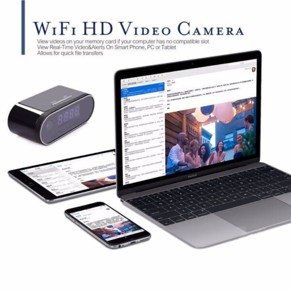 2-in-1 Camera WiFi Hidden Wireless Security Nanny Cam HD 1080P Alarm Night Visio - Image 8